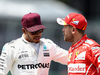 Harmonious relationship between Sebastian Vettel and Lewis Hamilton melts in Azerbaijan heat