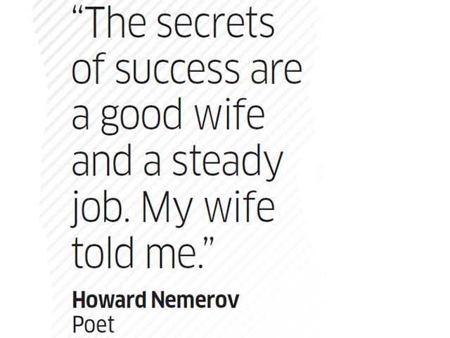 Quote by Howard Nemerov