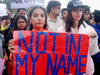 View: The liberals flaunting ‘Not In My Name’ placards got it wrong