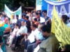 Disabled people protest against GST on helping aids, demand subsidies and incentives