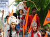 Sculptors dressed as Gods protest against GST in Jaipur