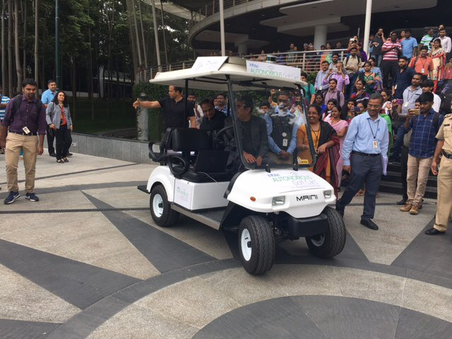Indigenous 'driverless' golf cart