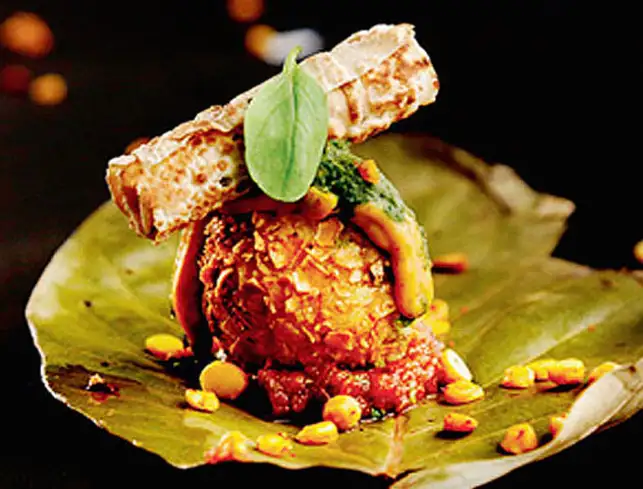 Fruit Or En Bengaluru Top Chefs Master The Art Of Deception Dal Chawal Arancini