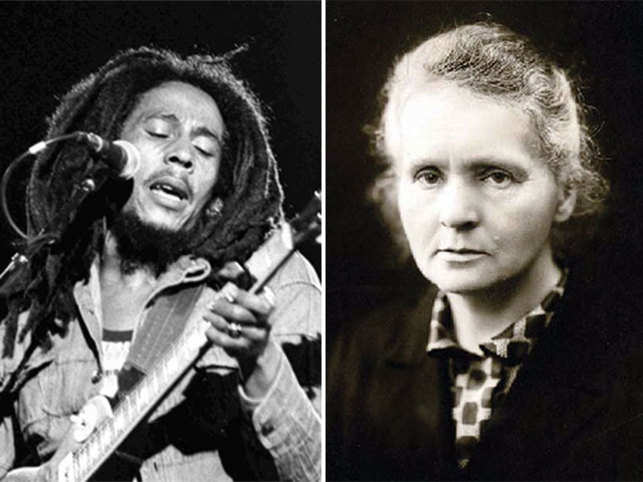 Digging up the past! From Bob Marley to Marie Curie, people whose ...