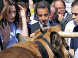 Sarkozy, Bruni visit exhibitions in Paris