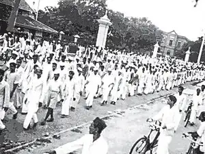 Separate taglines will be formed for the Quit India anniversary and the 70th Independence Day, along with logos as well as concepts for both radio and TV, to create a befitting aura around the two events.
File photo of Quit India Movement Separate taglines will be formed for the Quit India anniversary and the 70th Independence Day, along with logos as well as concepts for both radio and TV, to create a befitting aura around the two events.
File photo of Quit India Movement
