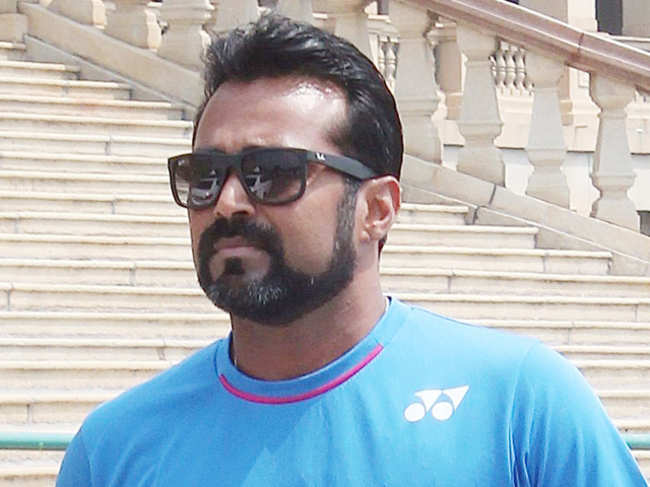 Leander Paes A Handle On History Leander Paes Encounters His Special Racquet After 18 Years 