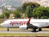 Spicejet aircraft skids, veers off runway while landing