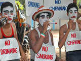 Street play against use of tobacco