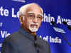 BJP attacks Ansari for 'insecurity among Muslims' comment