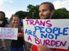 Transgender service members sue Donald Trump over ban threat
