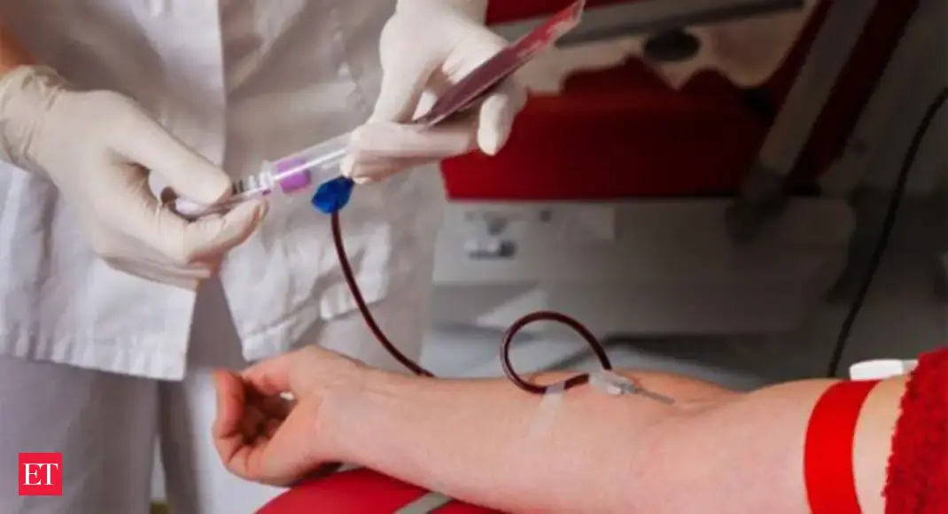 Now, a website for blood banks; 117 banks listed The Economic Times