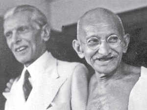 Gandhi and Jinnah in Bombay