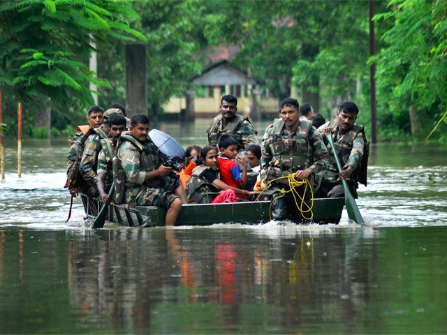 Rescue operation in Assam