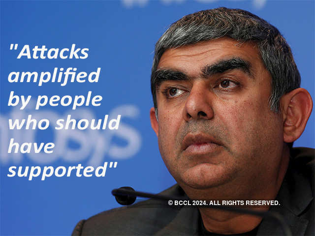 Sikka seemed quite upset with the recent attacks