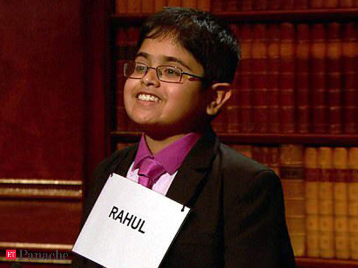 Rahul Doshi Indian Origin Boy Rahul Doshi Crowned Child Genius In Uk The Economic Times