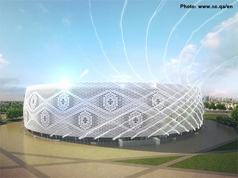 Stadium shaped like an Arab cap opens ahead of Qatar World Cup