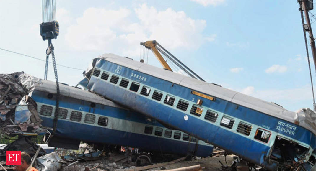 train accident: 586 train accidents in last 5 years; 53% due to derailments  - The Economic Times