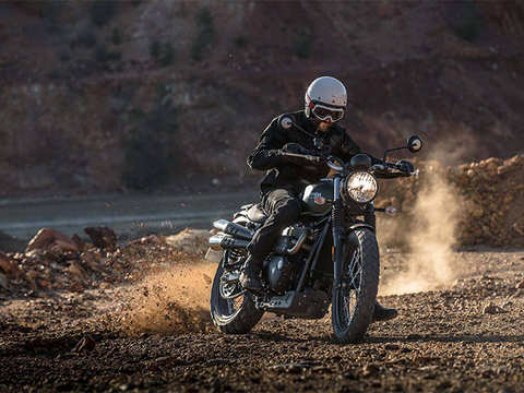 Triumph street cheap scrambler off road