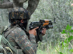 Gunbattle on between militants and forces in Sopore