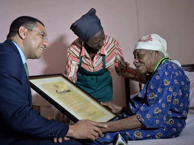 Her meeting with Andrew Holness
