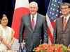 Sushma Swaraj attends trilateral meet between India-Japan-US