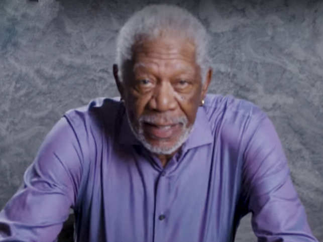 Morgan Freeman lent his solemn, trust-inducing voice to a new campaign 'Committee to Investigate Russia', led by actor and director Rob Reiner.