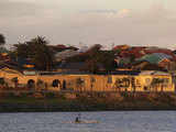 An artificial lake near Nelson Mandela Bay Stadium in Port Elizabeth