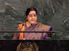 Sushma Swaraj says terrorism 'existentialist danger' to mankind