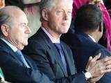 Bill Clinton watches FIFA World Cup