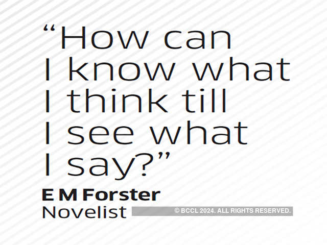 Quote by E M Forster