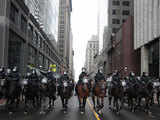 Riot Police on horseback