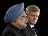 Manmohan Singh &  Stephen Harper's joint PC