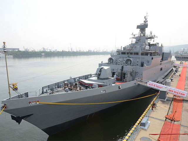 India's first warship with superstructure of carbon fibre
