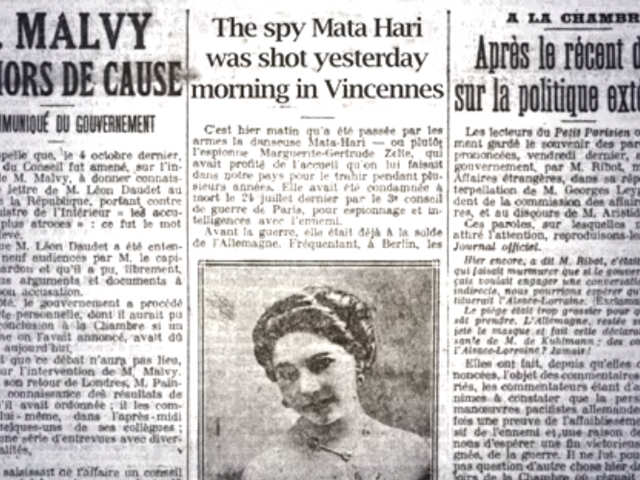 Oorlogsschip varkensvlees volwassen Double agent - Spy, temptress or victim? The mystery of Mata Hari | The  Economic Times