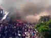 Watch: Fire breaks out near Mumbai's Bandra station