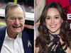 George HW Bush apologises after actress accuses him of groping