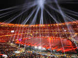 Soccer Stadium lit in Johannesburg