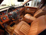The interior of a Rolls-Royce Phantom