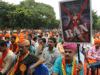 'Padmavati' protests move south: Karni Sena stages demonstration in Bengaluru