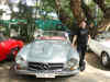 Revving it up! When billionaire Yohan Poonawalla showed off his 1956 Mercedes in Mumbai