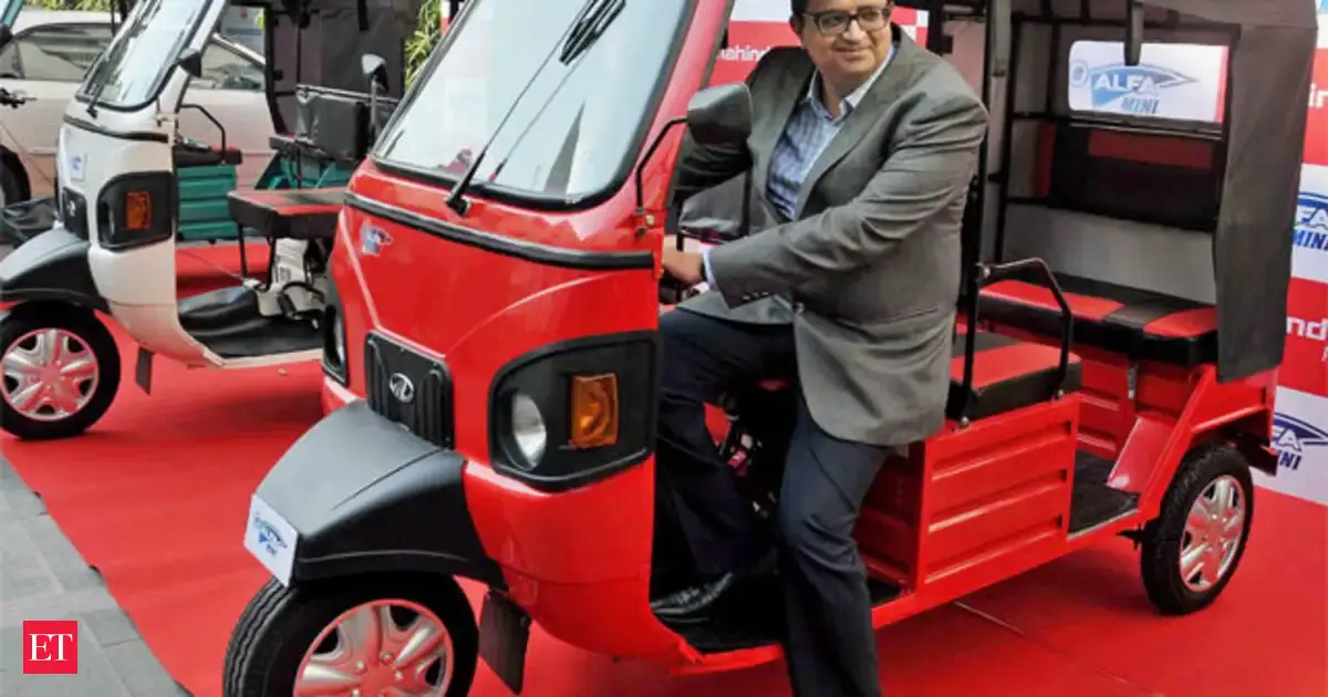 e-rickshaw: M&M for expanding footprint in Rs 1,000 crore e-rickshaw ...