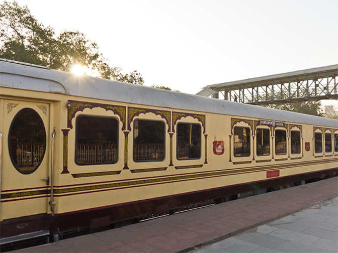 Wheels of fortune changed for Rajasthan's luxury trains: Ultra luxurious Royal Rajasthan on Wheels (RROW) has replaced the famous 23-year-old Palace on Wheels (POW) this season priced at $9,100 per couple per week - Economic Times