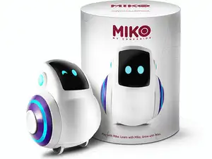 Miko has access to a wide pool of knowledge which it conveys to a child in a conversational manner. Miko has access to a wide pool of knowledge which it conveys to a child in a conversational manner.