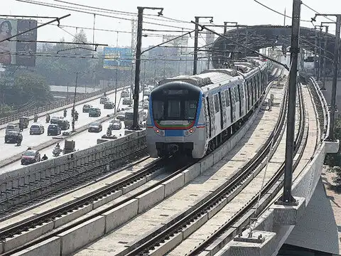Via the largest Metro station in the country