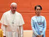 Pope demands rights for all in Myanmar, omits 'Rohingya'
