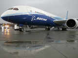 Boeing 787 Dreamliner after its maiden fligh at Boeing Field in Seattle