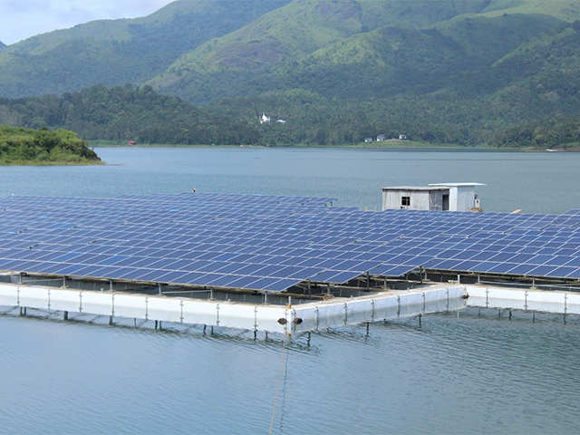 "kerala's floating solar arrays"