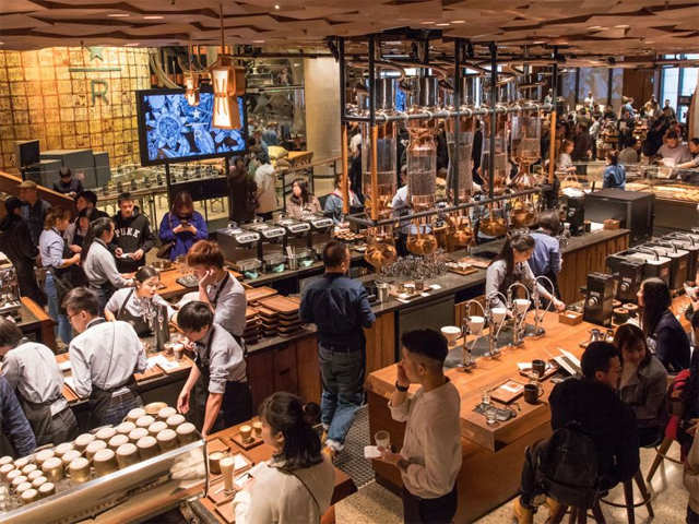 What Starbucks' new Roastery in Shanghai looks like