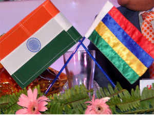 India-Mauritius-flags
